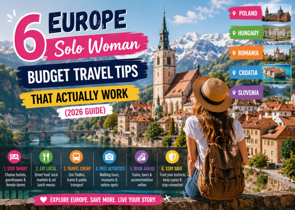 6 Europe Solo Woman Budget Travel Tips That Actually Work (2026 Guide)