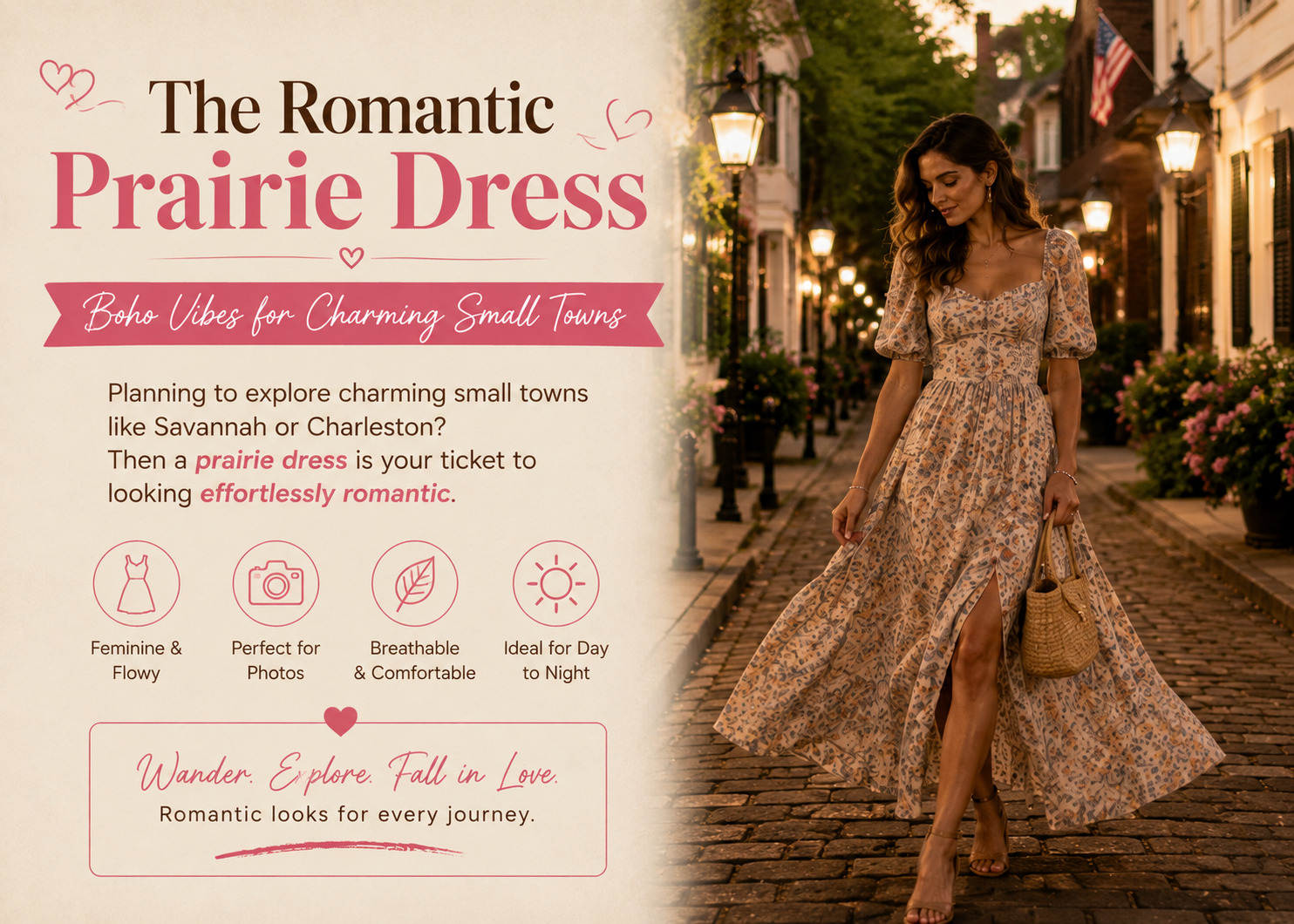 The Romantic Prairie Dress – Boho Vibes for Charming Small Towns