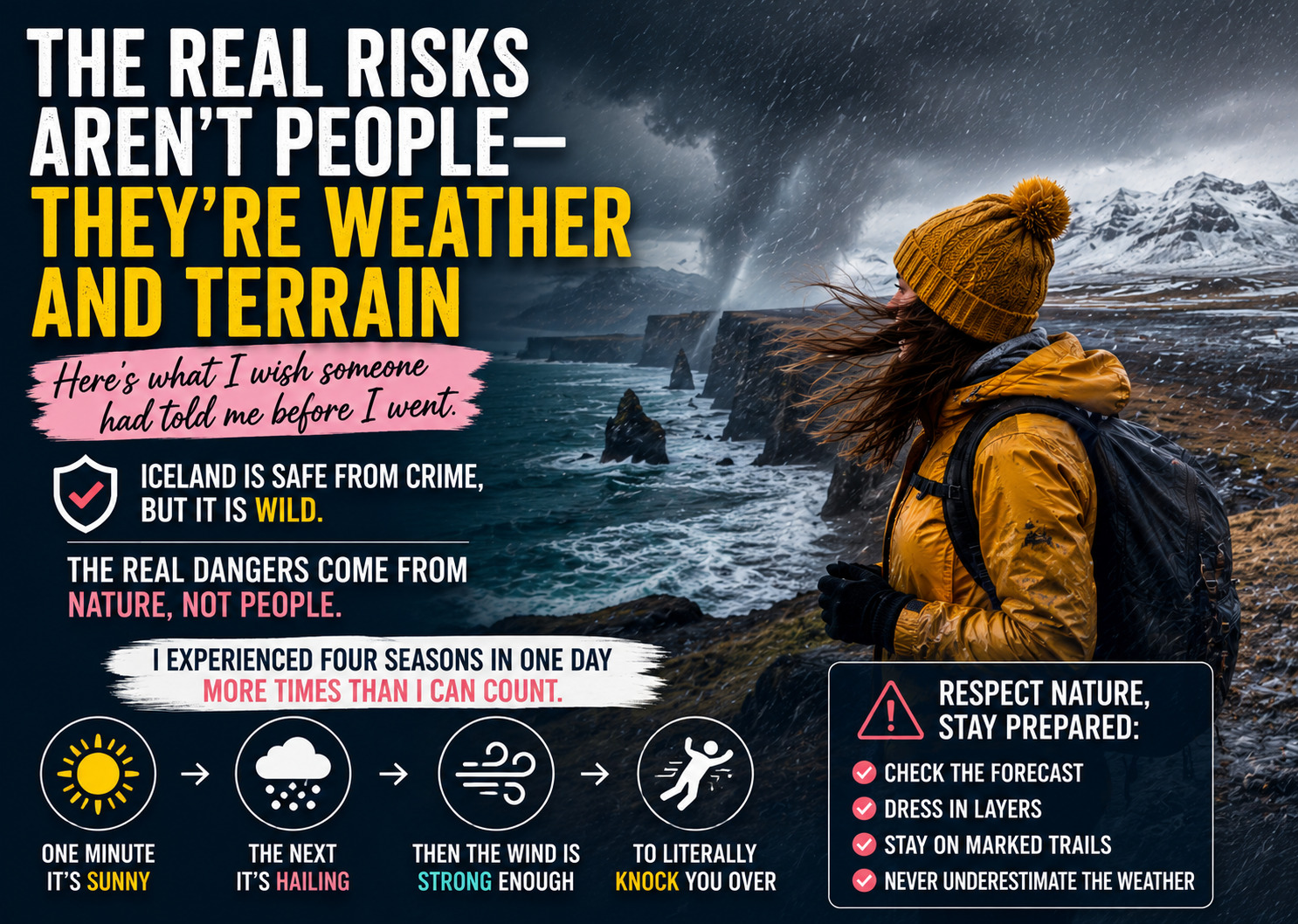 The Real Risks Aren't People—They're Weather and Terrain