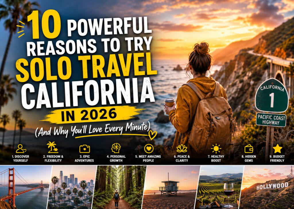 10 Powerful Reasons to Try Solo Travel California in 2026 (And Why You’ll Love Every Minute)