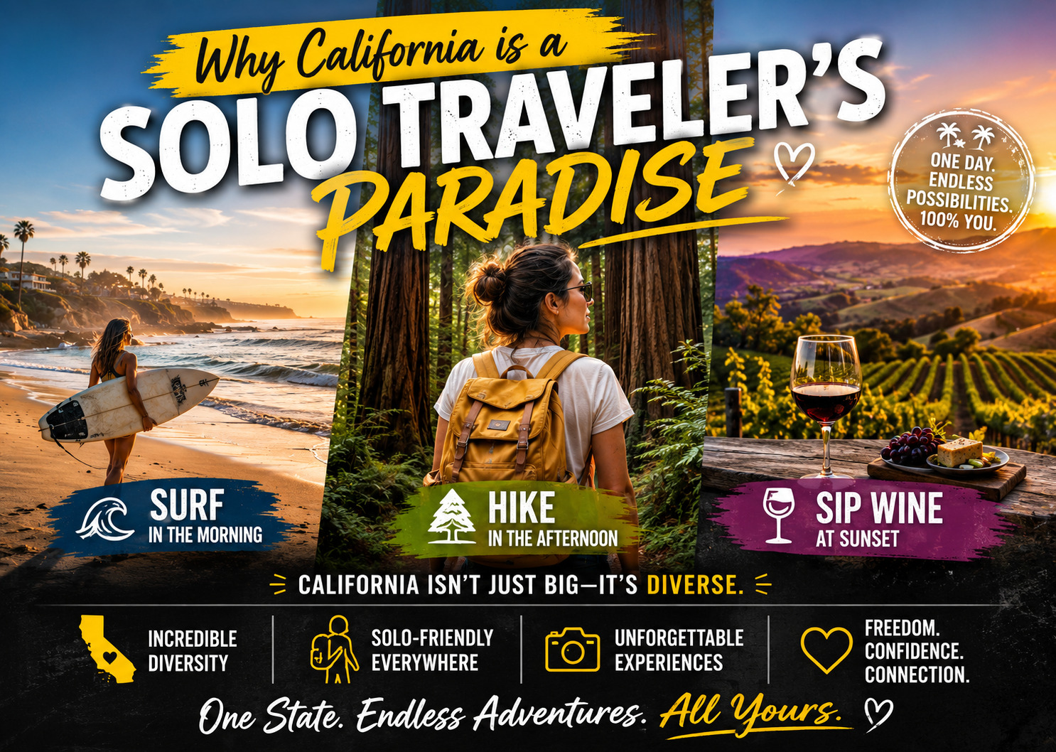 Why California is a Solo Traveler’s Paradise