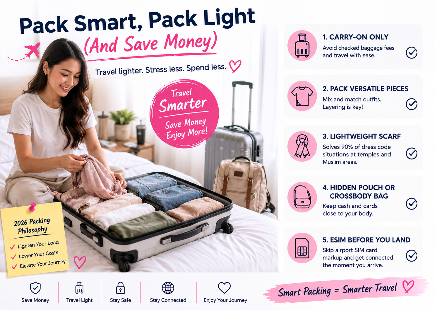 Pack Smart, Pack Light (And Save Money)