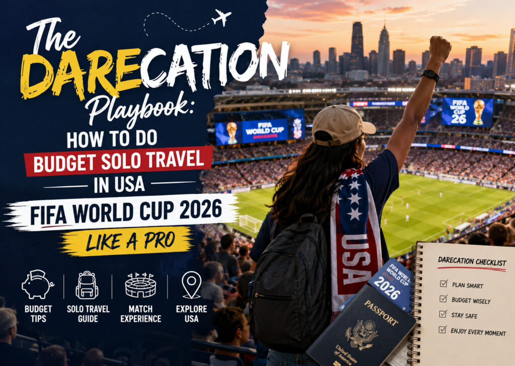 The “Darecation” Playbook: How to Do Budget Solo Travel in USA FIFA World Cup 2026 Like a Pro