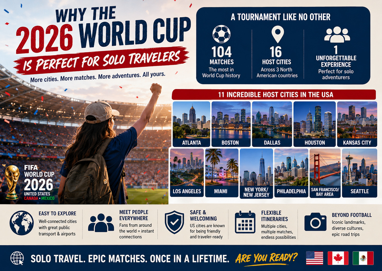 Why the 2026 World Cup Is Perfect for Solo Travelers