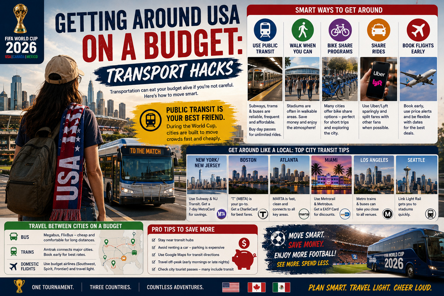 Getting Around USA on a Budget: Transport Hacks