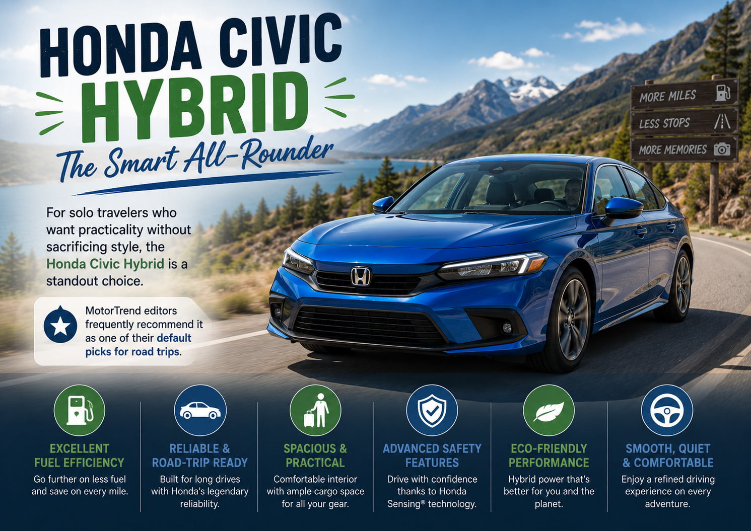Honda Civic Hybrid – The Smart All-Rounder