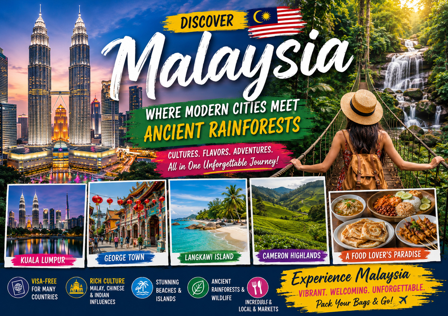 Malaysia – Where Modern Cities Meet Ancient Rainforests