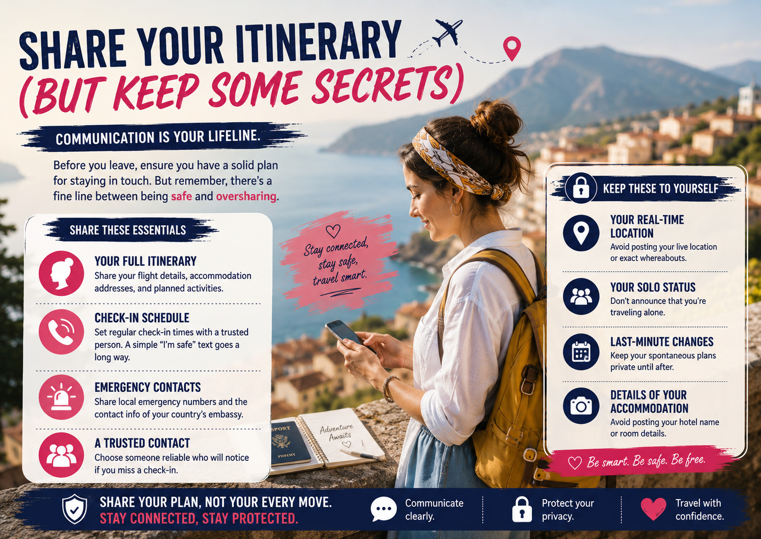Share Your Itinerary (But Keep Some Secrets)