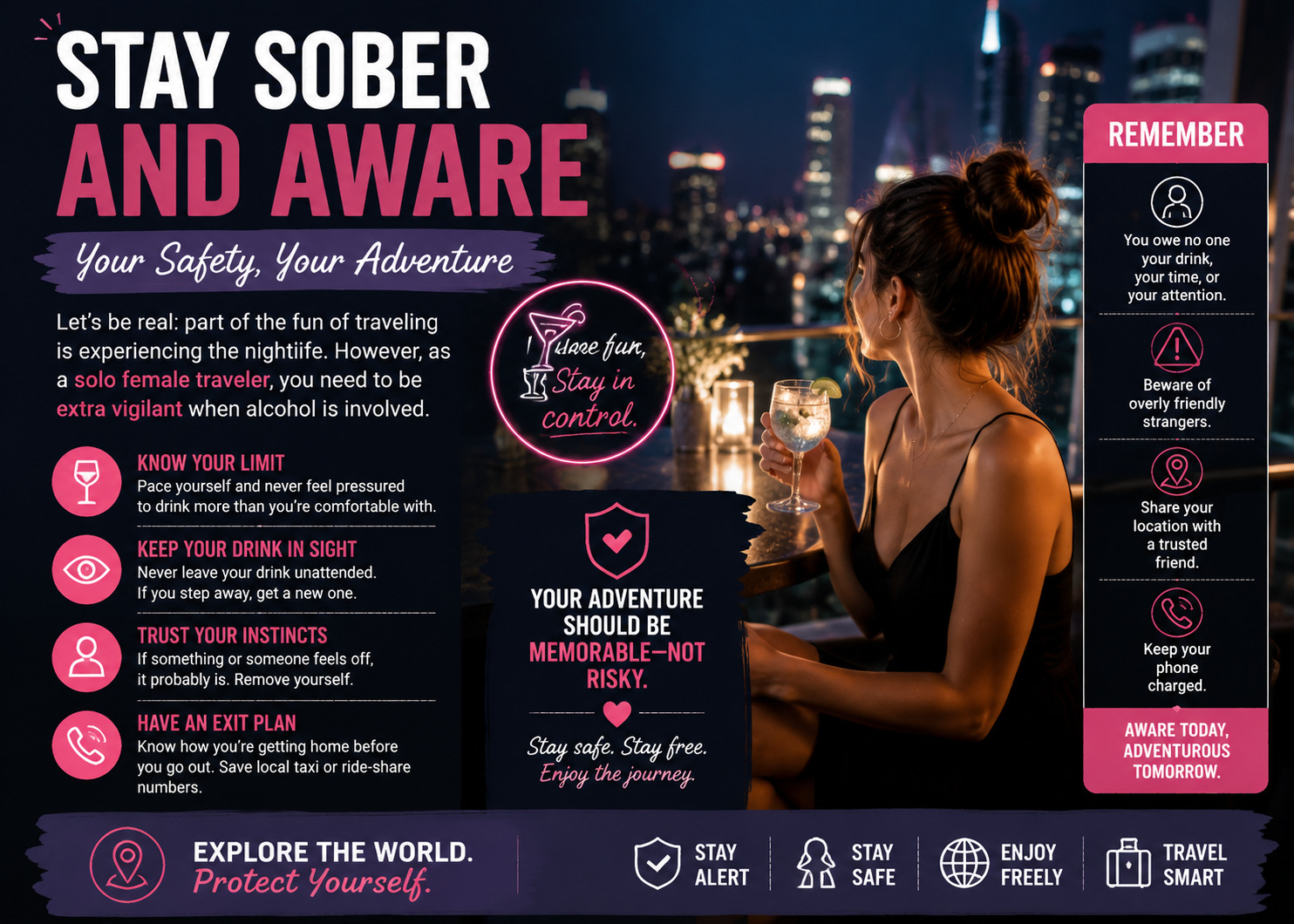  Stay Sober and Aware