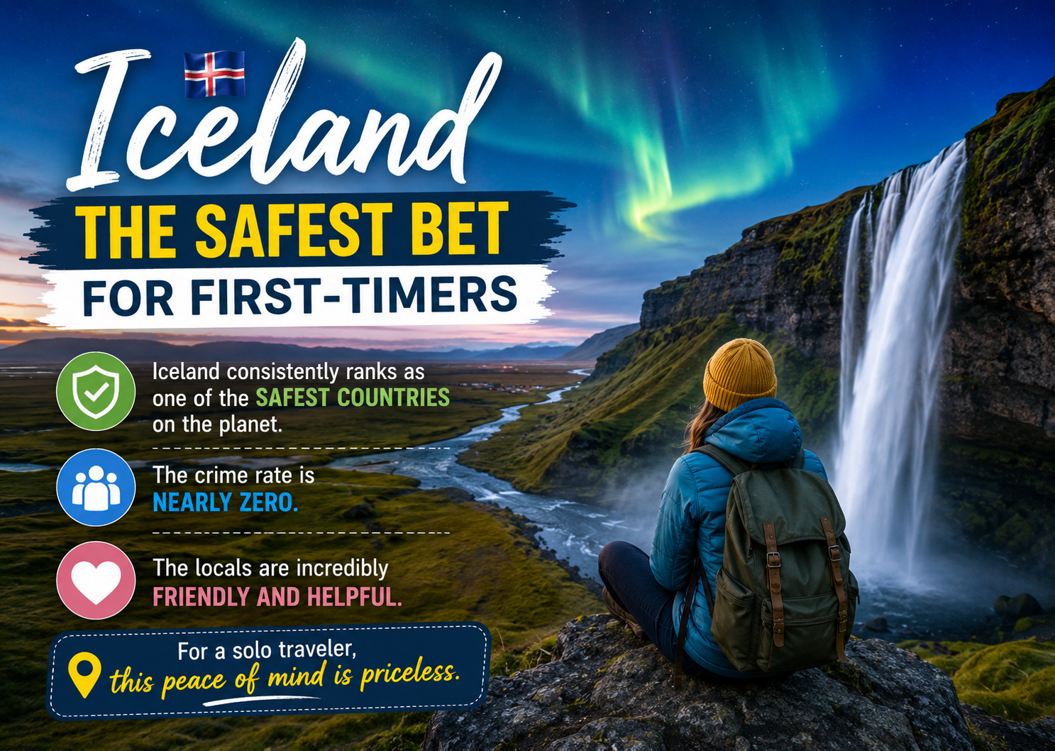  Iceland – The Safest Bet for First-Timers