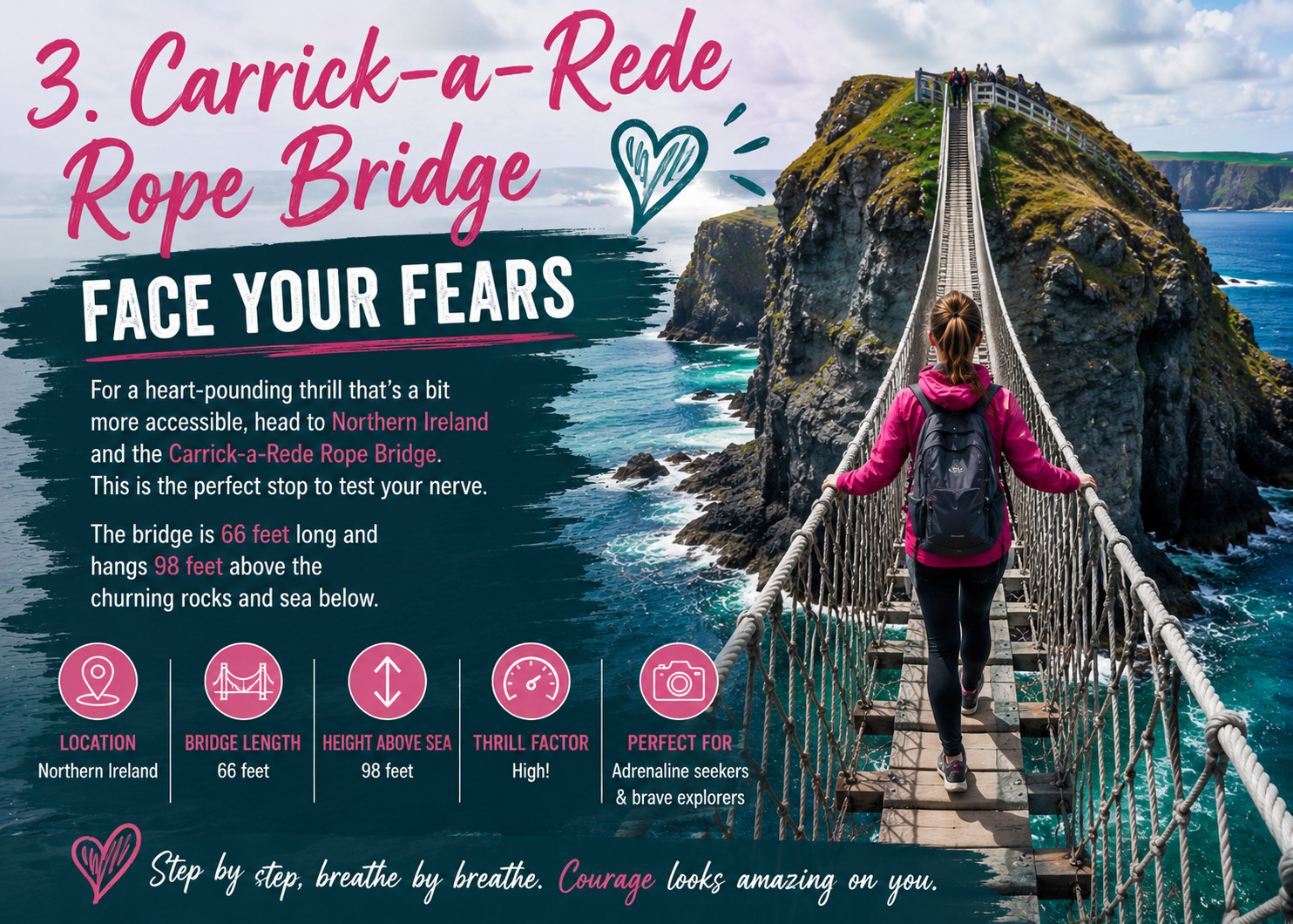 Carrick-a-Rede Rope Bridge – Face Your Fears