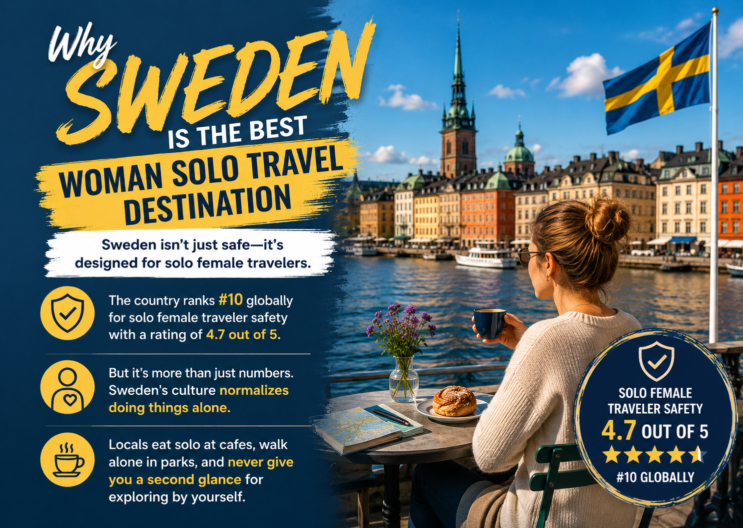 Why Sweden Is the Best Woman Solo Travel Destination
