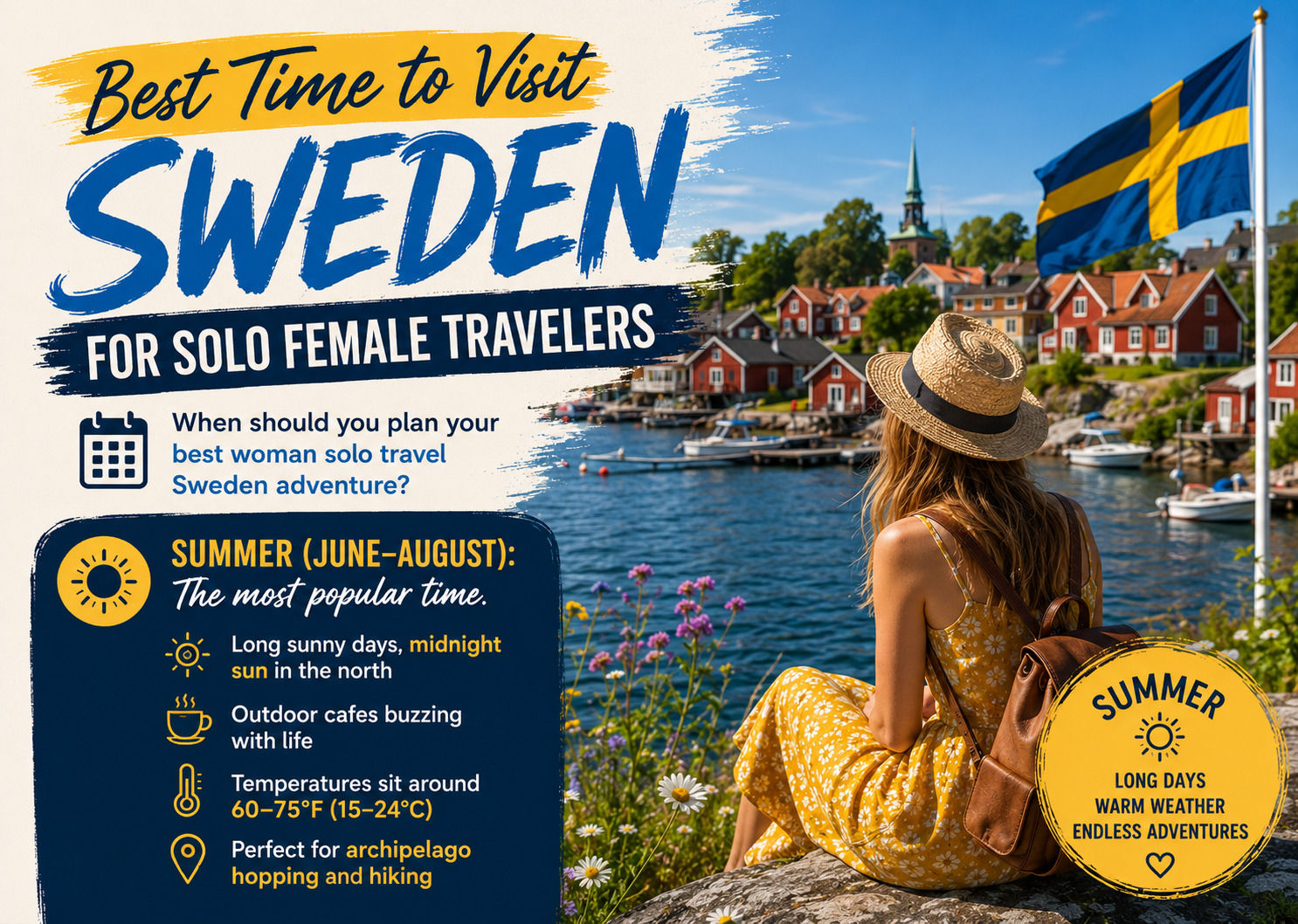 Best Time to Visit Sweden for Solo Female Travelers