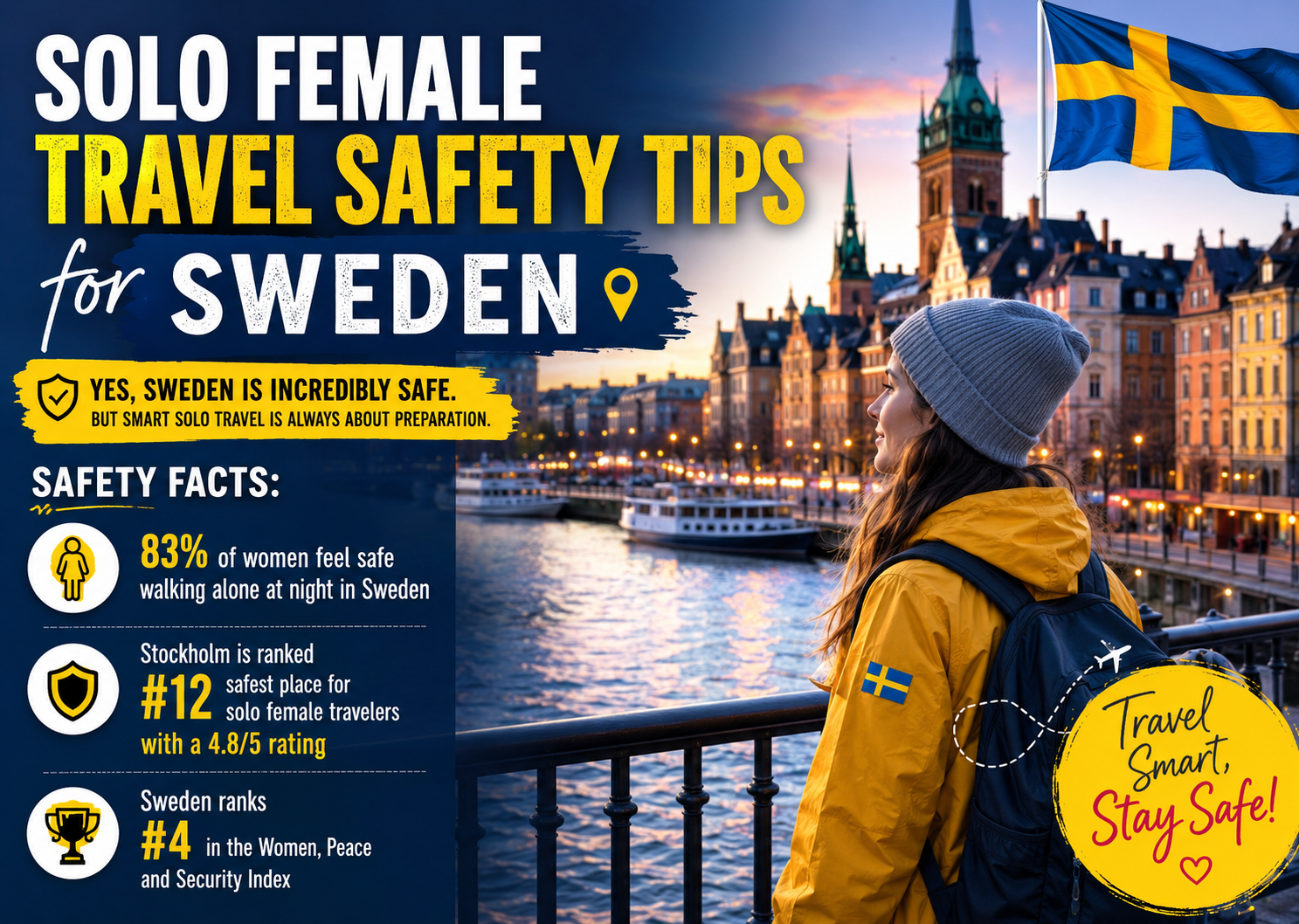 Solo Female Travel Safety Tips for Sweden