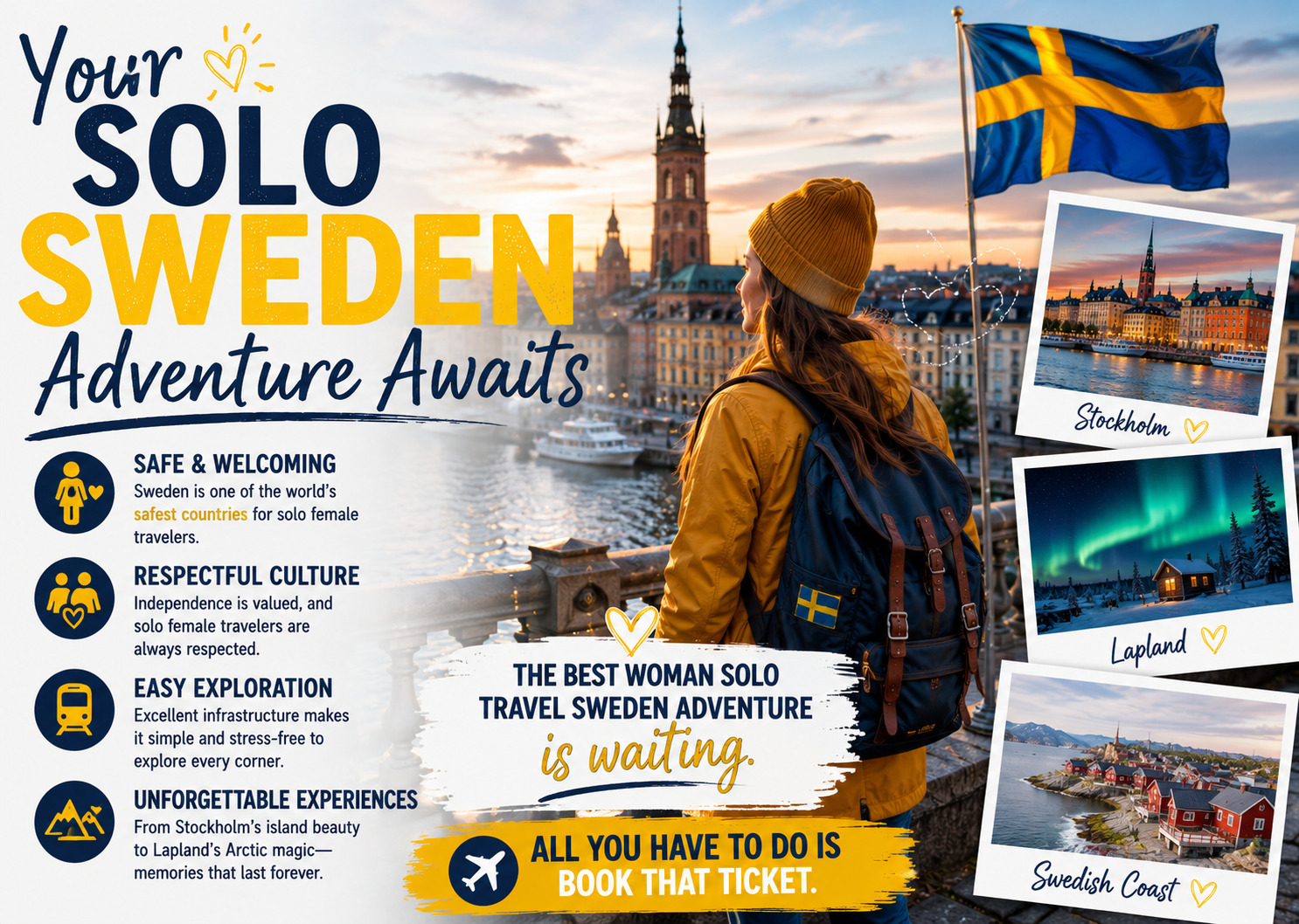 Your Solo Sweden Adventure Awaits