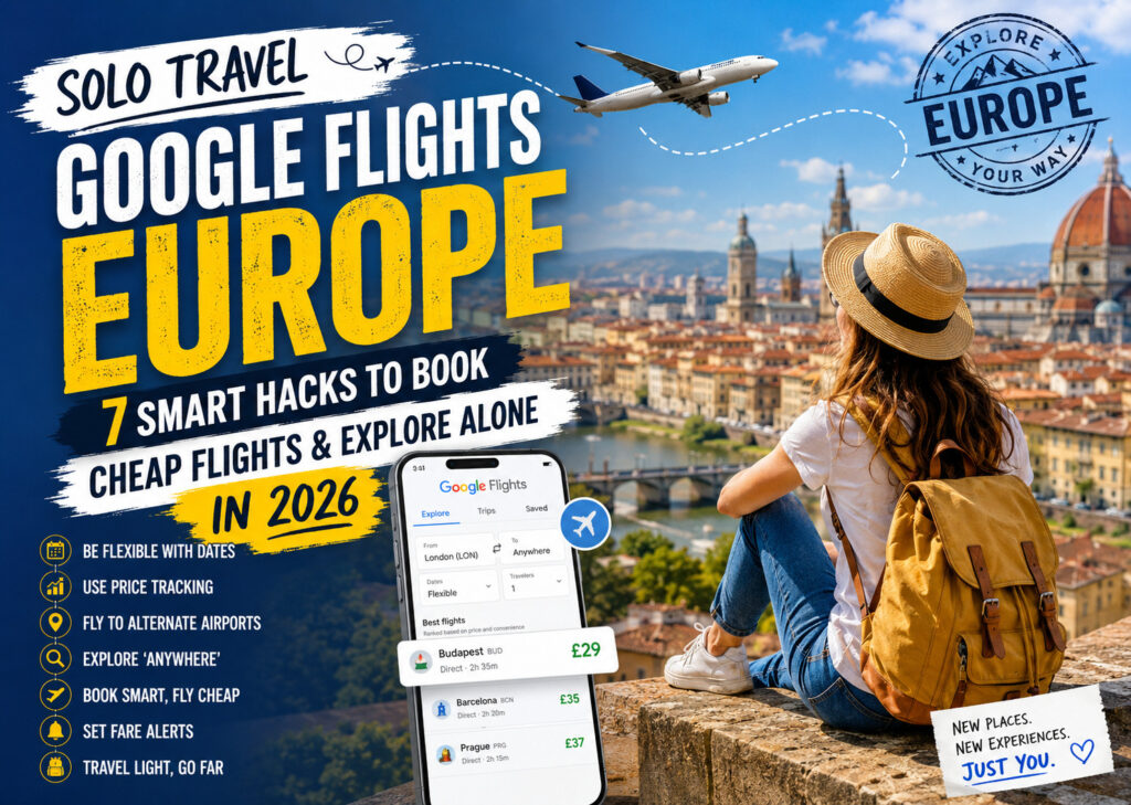 Solo Travel Google Flights Europe: 7 Smart Hacks to Book Cheap Flights & Explore Alone in 2026