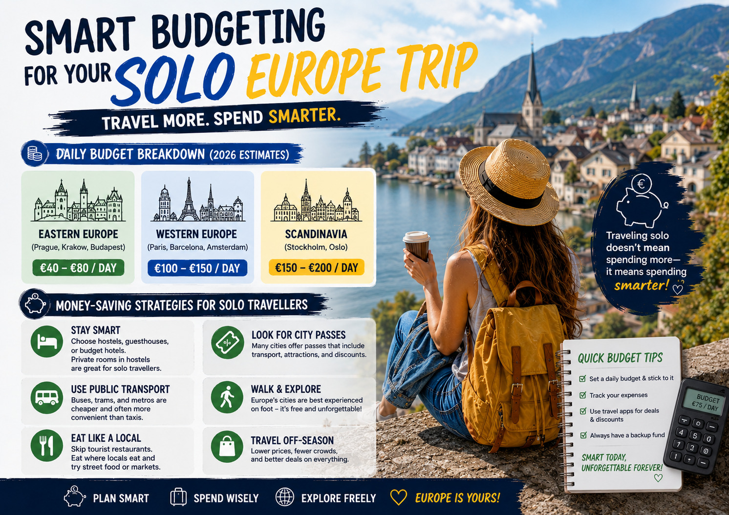 Smart Budgeting for Your Solo Europe Trip