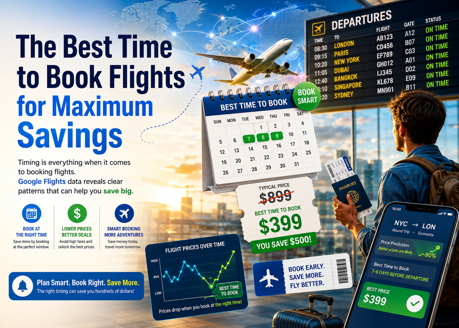 The Best Time to Book Flights for Maximum Savings