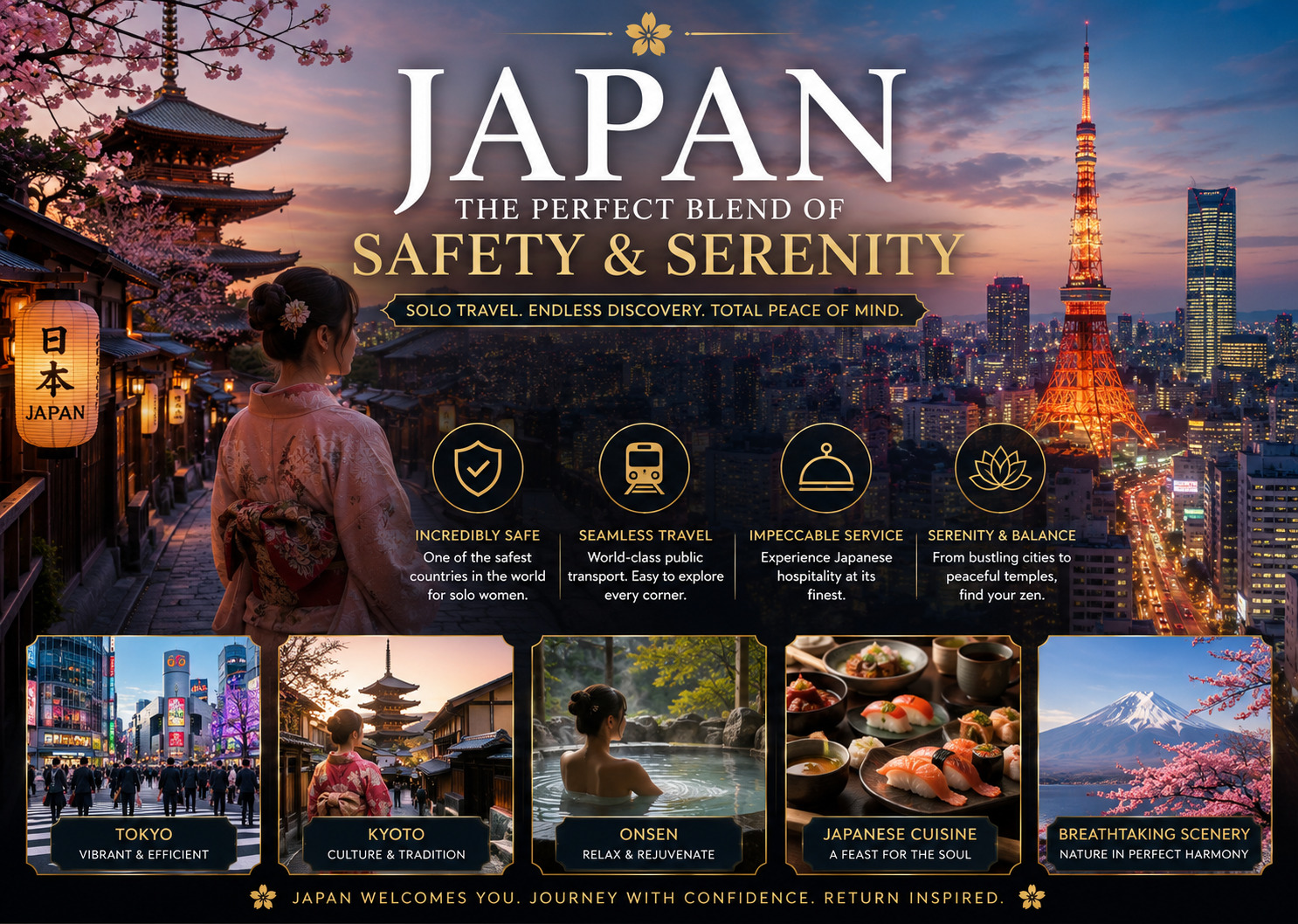 Japan: The Perfect Blend of Safety and Serenity